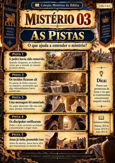 Mistério 03 — folha 3 de 5 do material