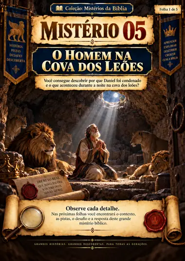 Mistério 05 — folha 1 de 5 do material