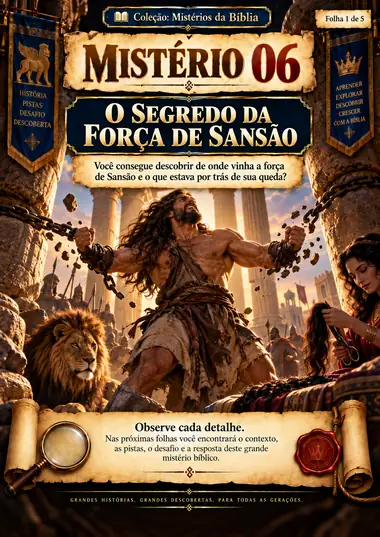 Mistério 06 — folha 1 de 5 do material