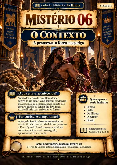 Mistério 06 — folha 2 de 5 do material